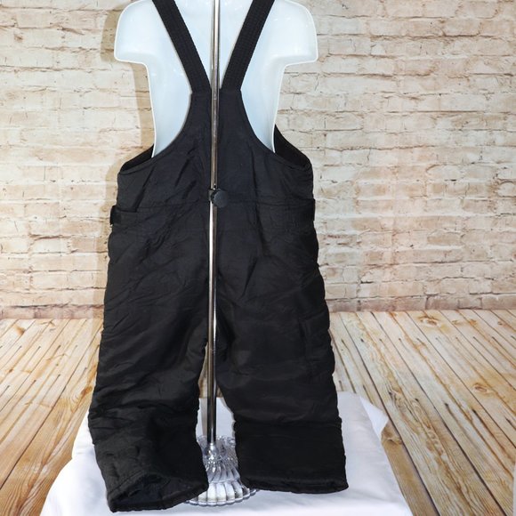 SKI SNOW BIB PANTS YOUTH BOYS GIRLS BLACK SIZE 6/6 - Picture 4 of 6